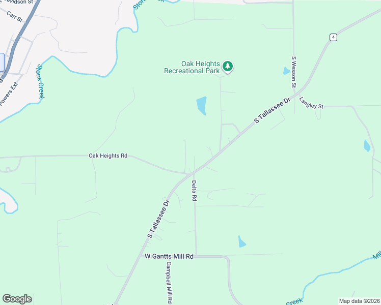 map of restaurants, bars, coffee shops, grocery stores, and more near 146 Thompson Avenue in Tallassee