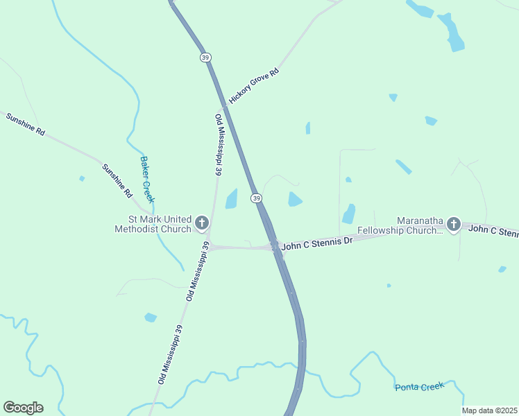 map of restaurants, bars, coffee shops, grocery stores, and more near 10185 Mississippi 39 in Daleville