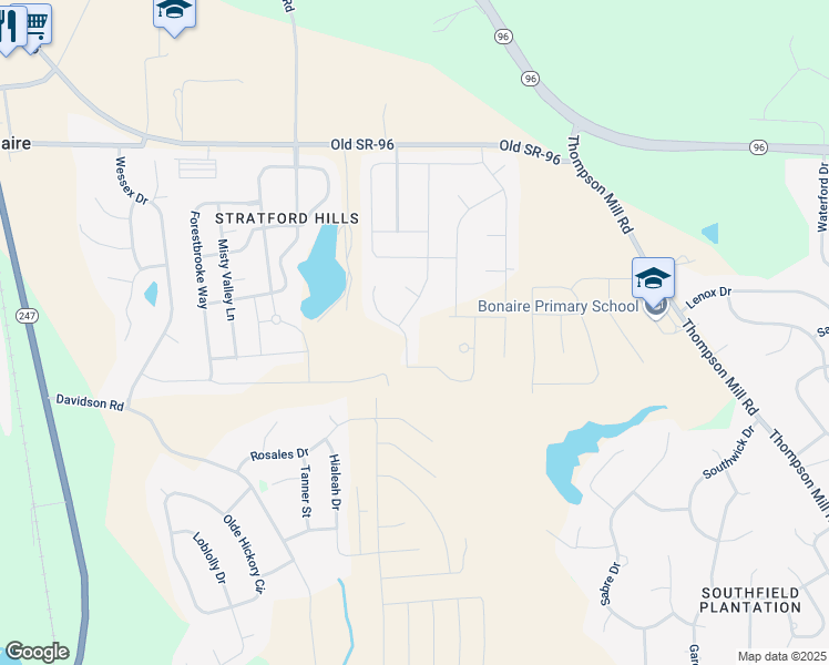 map of restaurants, bars, coffee shops, grocery stores, and more near 917 Abingdon Cove in Bonaire
