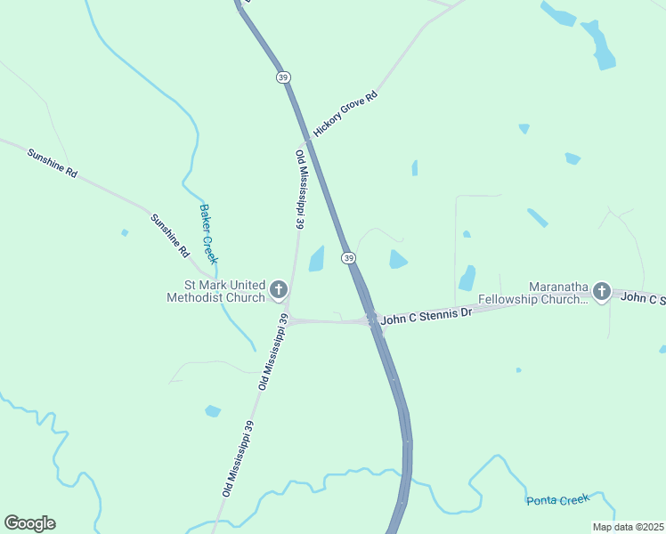 map of restaurants, bars, coffee shops, grocery stores, and more near 10185-10215 Mississippi 39 in Daleville