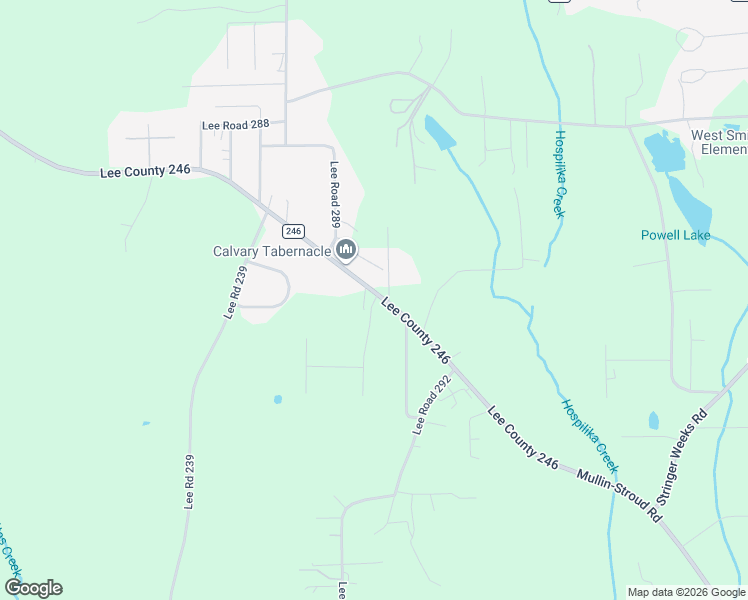 map of restaurants, bars, coffee shops, grocery stores, and more near 4979-5075 Lee Road 246 in Smiths Station