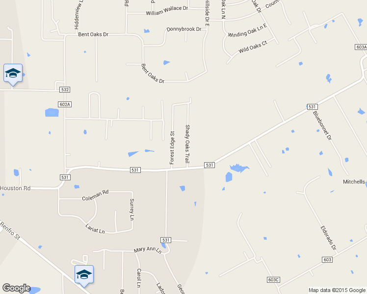 map of restaurants, bars, coffee shops, grocery stores, and more near 521 Shady Oaks Trail in Burleson