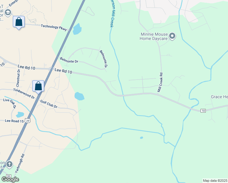 map of restaurants, bars, coffee shops, grocery stores, and more near 4040 Beth Anne Place in Auburn