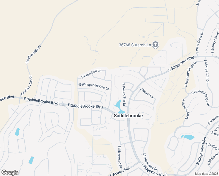 map of restaurants, bars, coffee shops, grocery stores, and more near 37244 South Canyon View Drive in Tucson