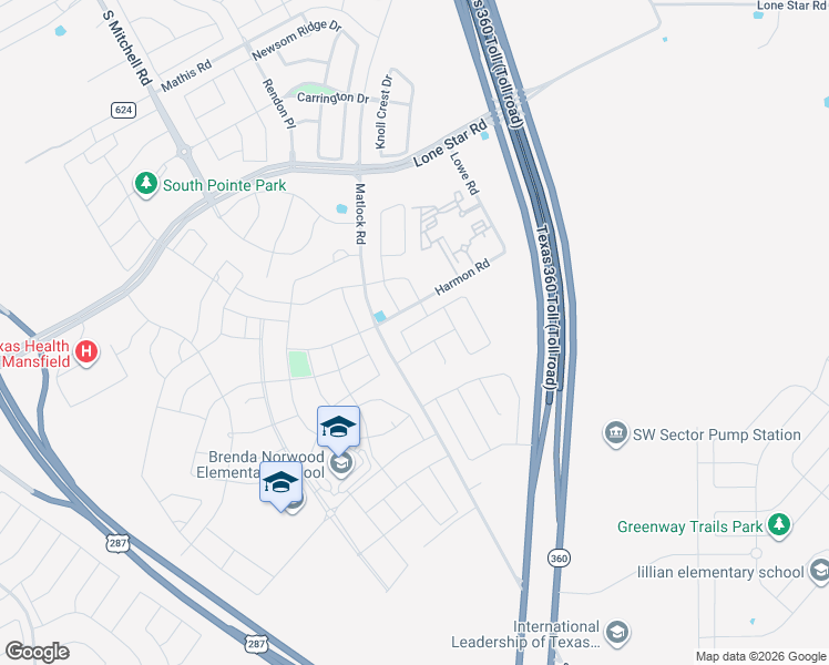 map of restaurants, bars, coffee shops, grocery stores, and more near 1687 Davis Drive in Mansfield