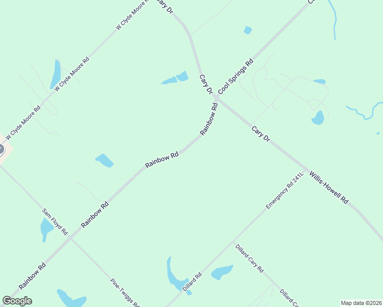 map of restaurants, bars, coffee shops, grocery stores, and more near 219 Rainbow Road in Cochran