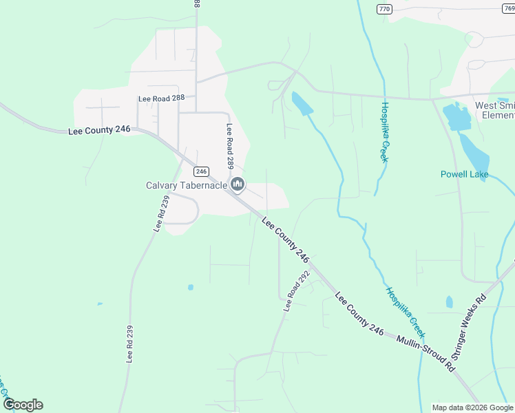 map of restaurants, bars, coffee shops, grocery stores, and more near 4979 Lee County 246 in Smiths Station