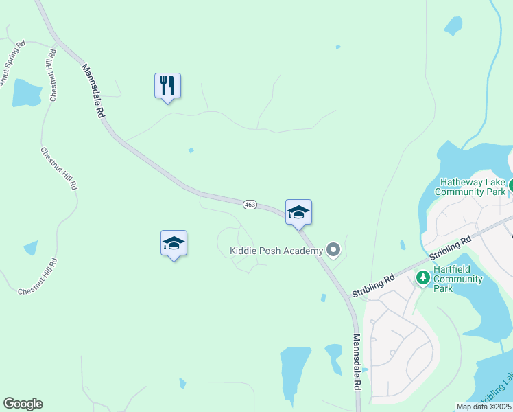 map of restaurants, bars, coffee shops, grocery stores, and more near 489 Mannsdale Road in Madison