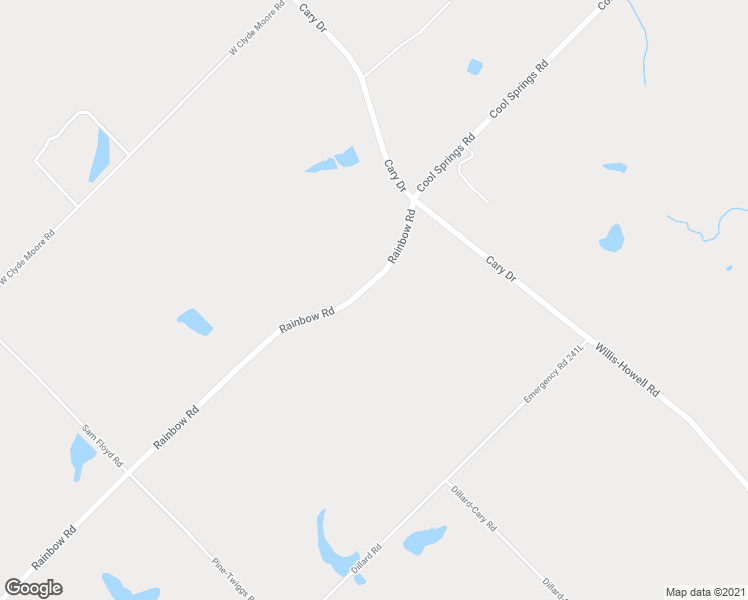 map of restaurants, bars, coffee shops, grocery stores, and more near 219 Rainbow Road in Cochran