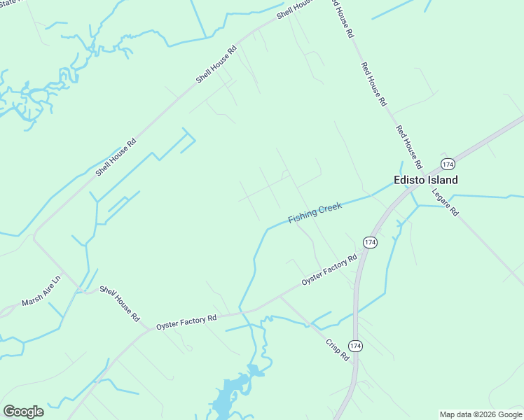map of restaurants, bars, coffee shops, grocery stores, and more near 8233 Main House Drive in Edisto Island