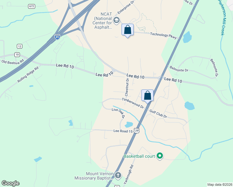 map of restaurants, bars, coffee shops, grocery stores, and more near 318 Mulberry Court in Auburn
