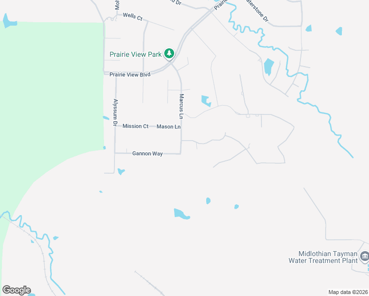 map of restaurants, bars, coffee shops, grocery stores, and more near 1758 Town View Drive in Midlothian
