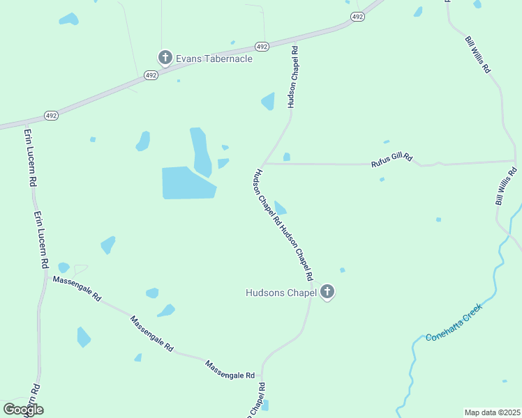 map of restaurants, bars, coffee shops, grocery stores, and more near 2453-2499 Hudson Chapel Road in Union