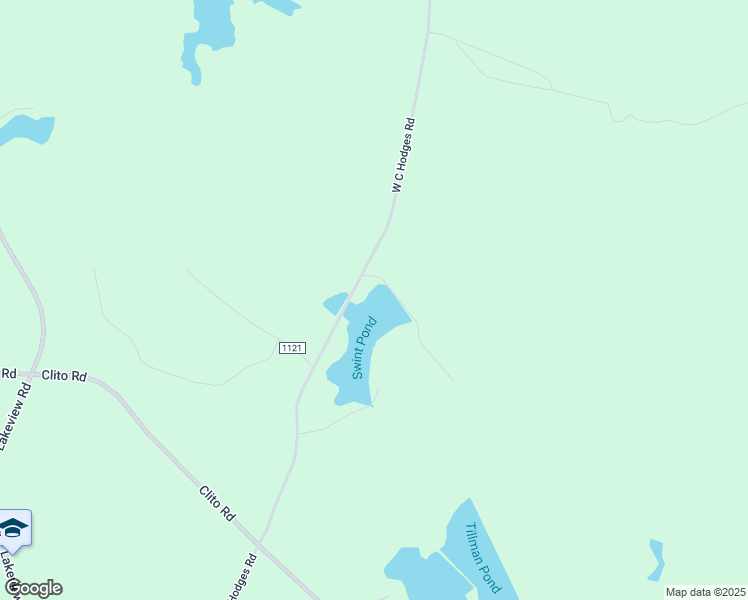 map of restaurants, bars, coffee shops, grocery stores, and more near 1596 West C Hodges Road in Statesboro