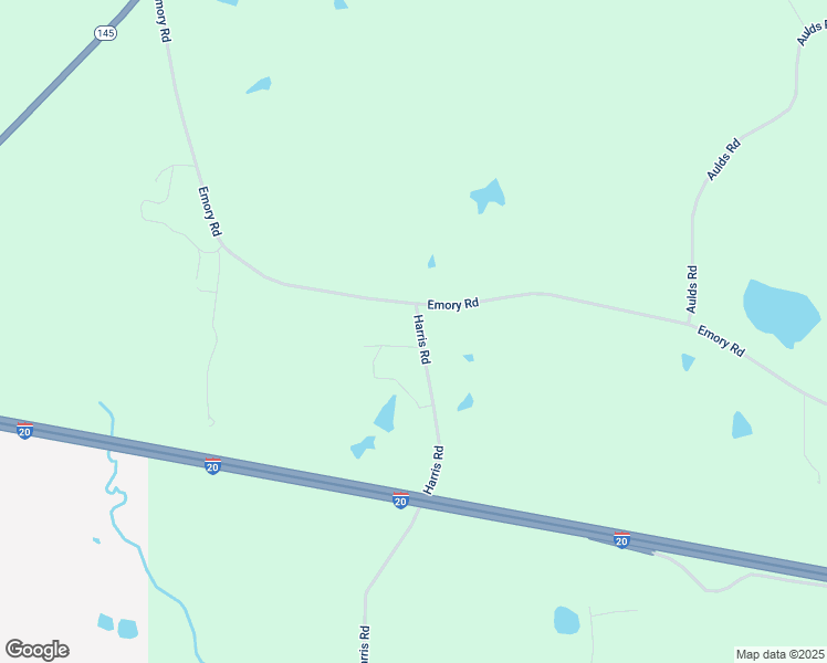 map of restaurants, bars, coffee shops, grocery stores, and more near 431-467 Harris Road in Choudrant