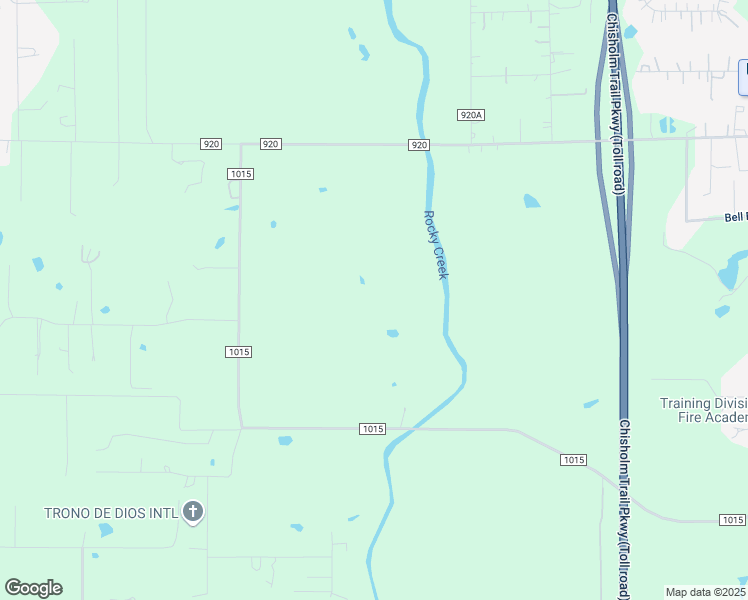 map of restaurants, bars, coffee shops, grocery stores, and more near 10800 County Road 1015 in Crowley