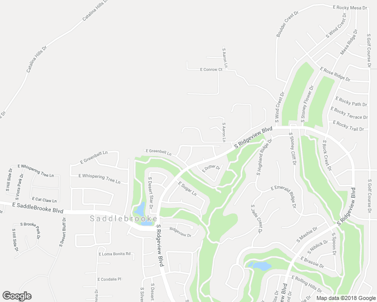 map of restaurants, bars, coffee shops, grocery stores, and more near 36956 South Ribbonwood Lane in Tucson