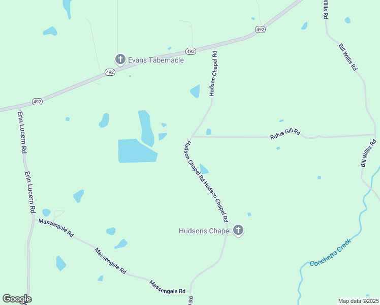 map of restaurants, bars, coffee shops, grocery stores, and more near 2453 Hudson Chapel Road in Union