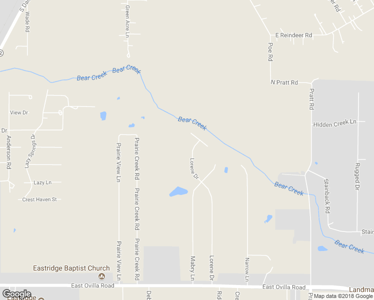 map of restaurants, bars, coffee shops, grocery stores, and more near 211 Lorene Drive in Red Oak