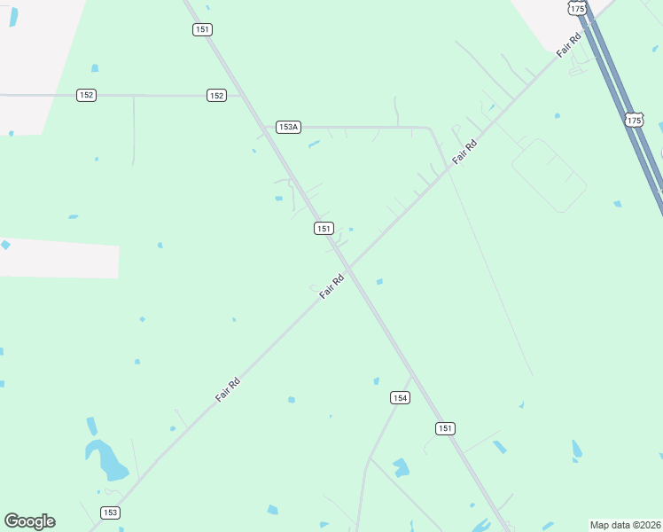 map of restaurants, bars, coffee shops, grocery stores, and more near 7170 County Road 151 in Kaufman
