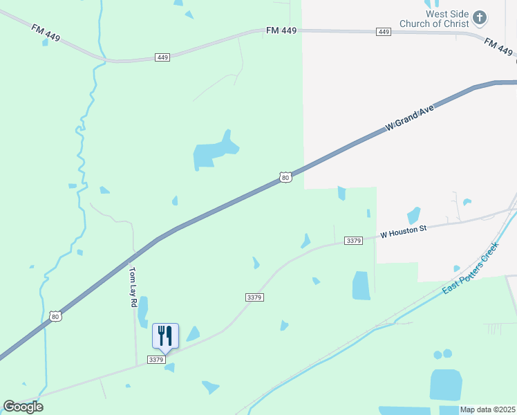 map of restaurants, bars, coffee shops, grocery stores, and more near 4168 U.S. 80 in Marshall