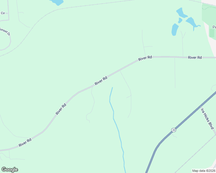 map of restaurants, bars, coffee shops, grocery stores, and more near 1259 River Road in Fort Valley