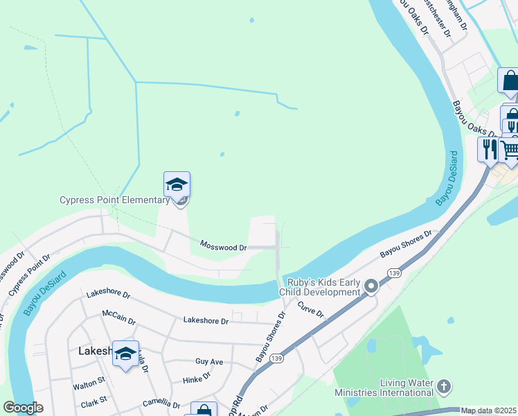 map of restaurants, bars, coffee shops, grocery stores, and more near 1030 Inabnet Boulevard in Monroe