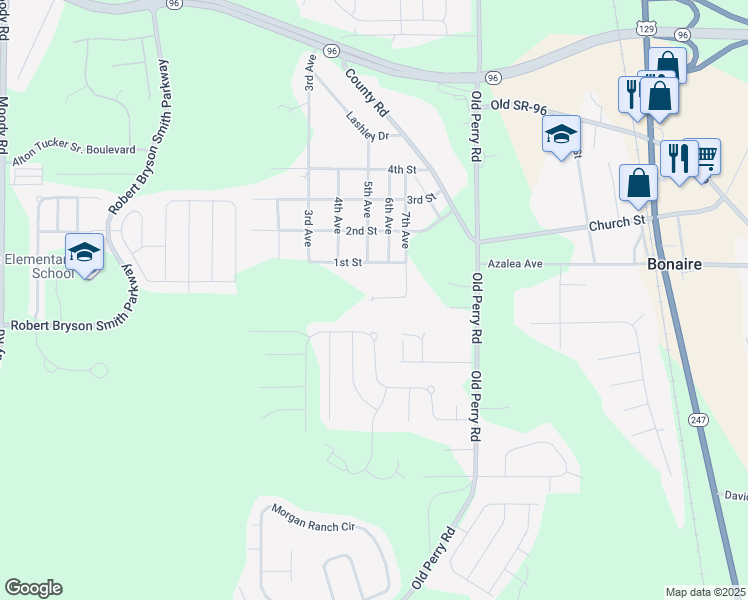 map of restaurants, bars, coffee shops, grocery stores, and more near 88 7th Avenue in Bonaire