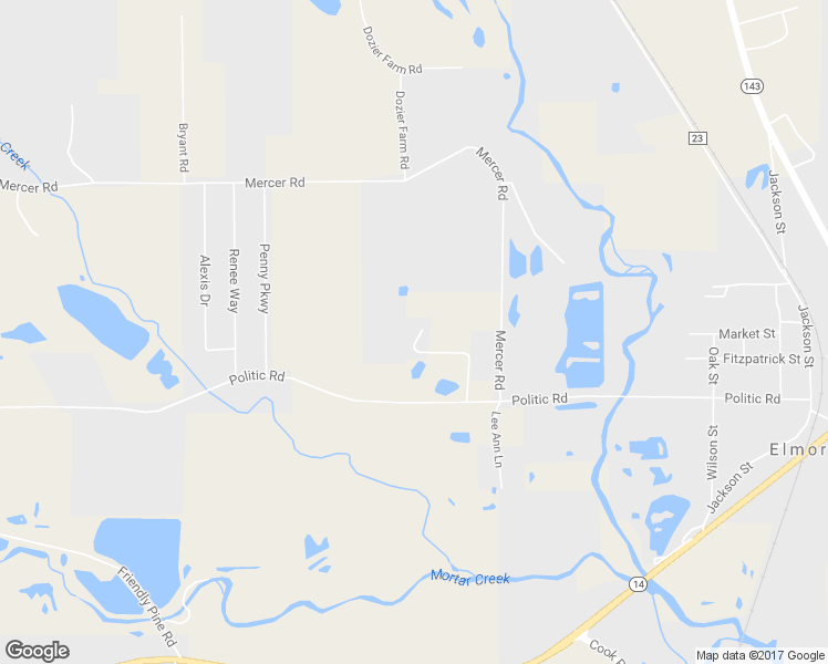 map of restaurants, bars, coffee shops, grocery stores, and more near 868 Politic Road in Elmore