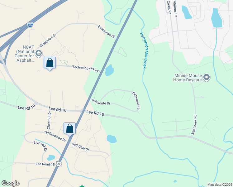 map of restaurants, bars, coffee shops, grocery stores, and more near 3564 Ridgeview Court in Auburn