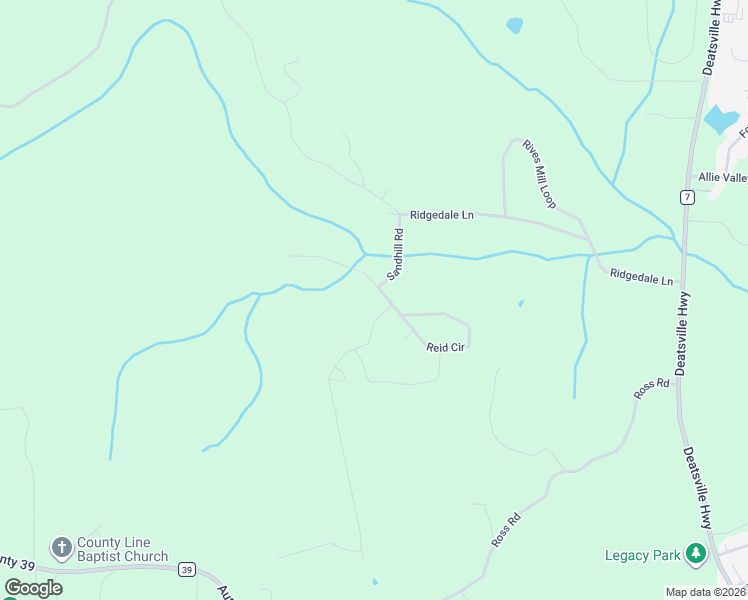 map of restaurants, bars, coffee shops, grocery stores, and more near 24 Reid Circle in Deatsville