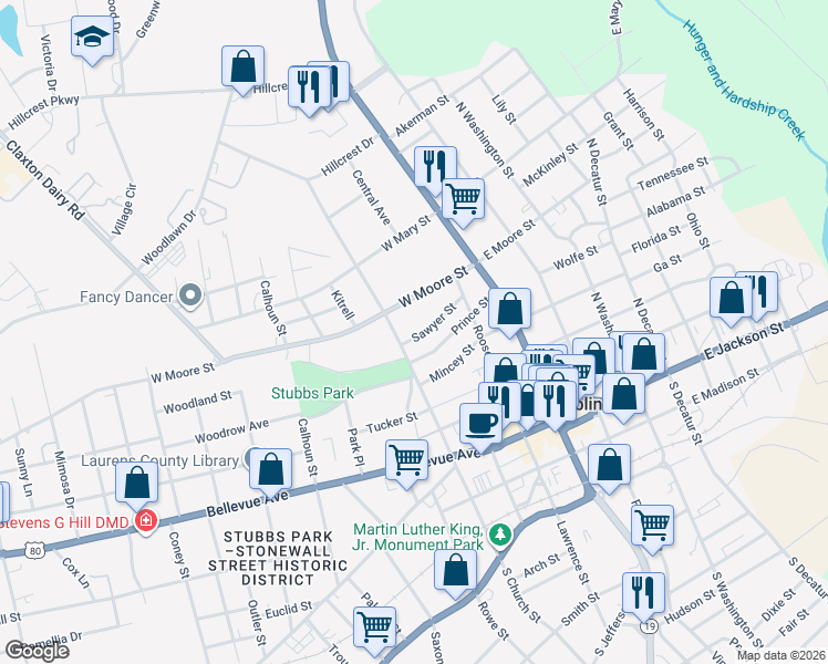 map of restaurants, bars, coffee shops, grocery stores, and more near 300 Sawyer Street in Dublin