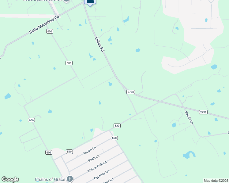 map of restaurants, bars, coffee shops, grocery stores, and more near 2600 Dave Angel Road in Burleson