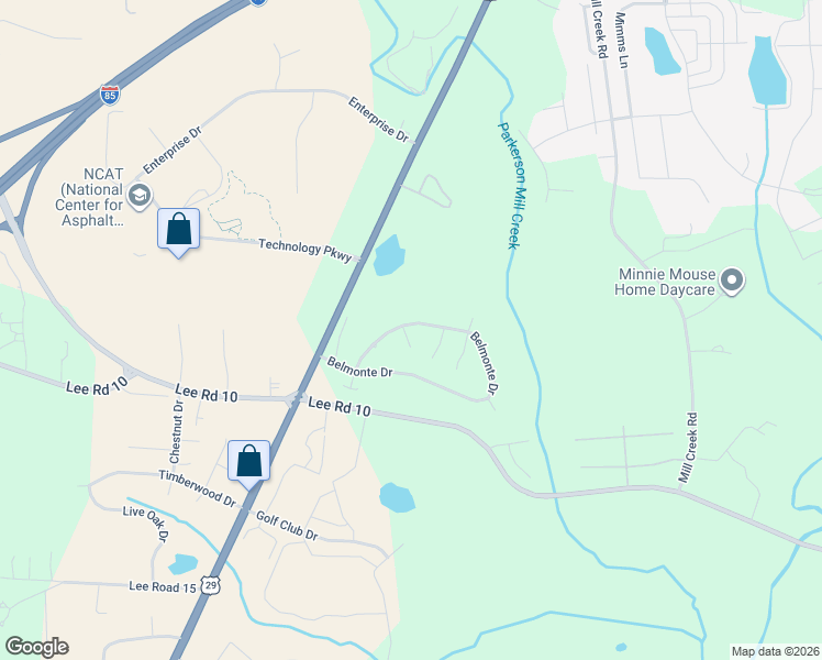 map of restaurants, bars, coffee shops, grocery stores, and more near 3564 Ridgeview Court in Auburn