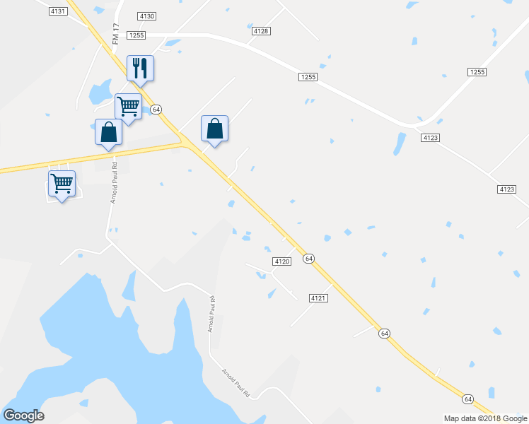 map of restaurants, bars, coffee shops, grocery stores, and more near 24424 Texas 64 in Canton