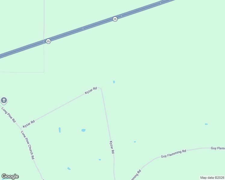 map of restaurants, bars, coffee shops, grocery stores, and more near 273 Kyzar Road in Lena