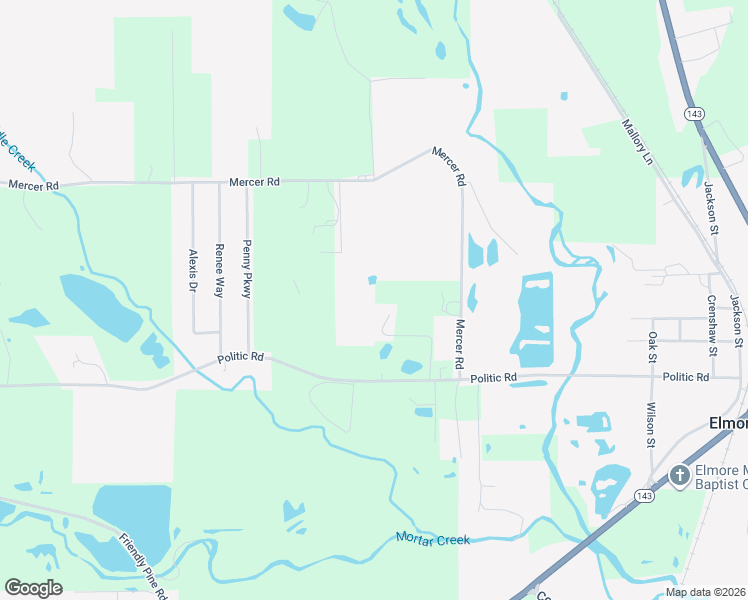 map of restaurants, bars, coffee shops, grocery stores, and more near 868 Politic Road in Elmore