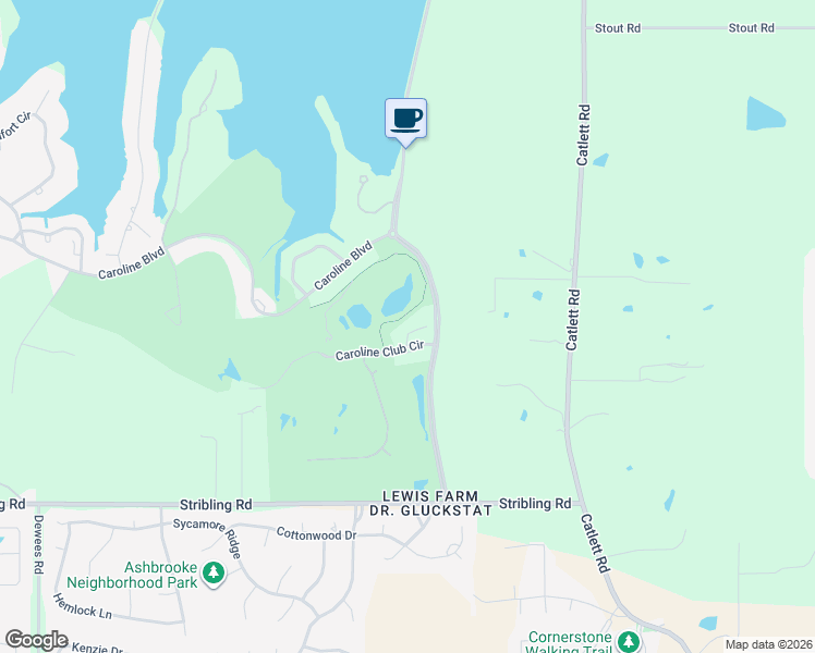 map of restaurants, bars, coffee shops, grocery stores, and more near 117 Links Cove in Madison