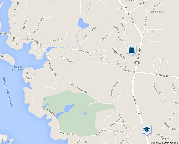 map of restaurants, bars, coffee shops, grocery stores, and more near 6551 Green Island Drive in Columbus