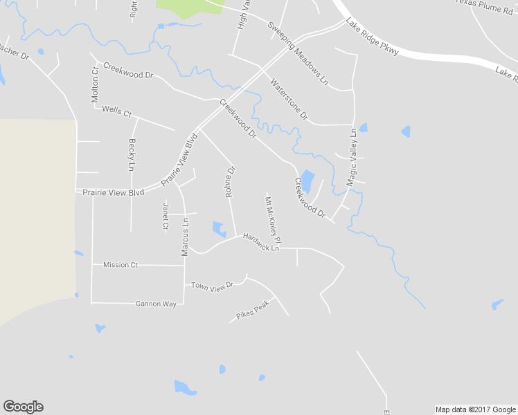 map of restaurants, bars, coffee shops, grocery stores, and more near 1917 Mount McKinley Place in Cedar Hill