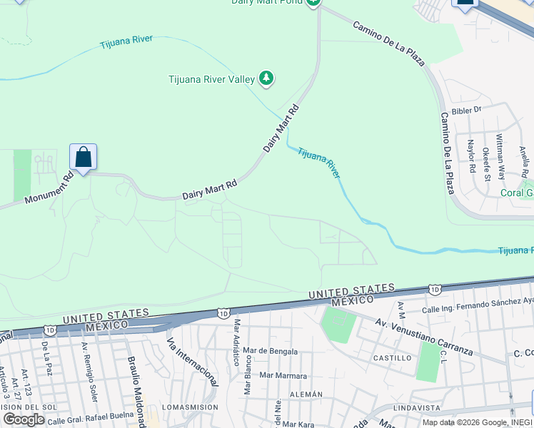 map of restaurants, bars, coffee shops, grocery stores, and more near 2995 Clearwater Way in San Diego