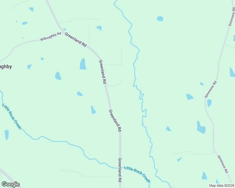 map of restaurants, bars, coffee shops, grocery stores, and more near 4278 Greenland Road in Little Rock