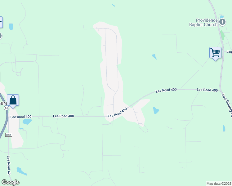 map of restaurants, bars, coffee shops, grocery stores, and more near 162 Lee Road 483 in Opelika