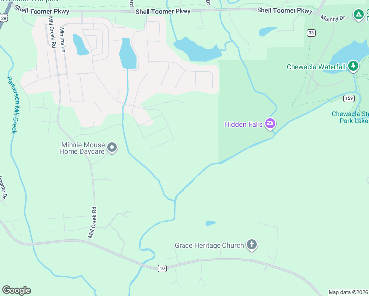 map of restaurants, bars, coffee shops, grocery stores, and more near 2700 Mimms Trail in Auburn