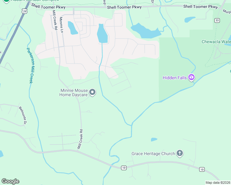 map of restaurants, bars, coffee shops, grocery stores, and more near 1 Lee Road 449 in Auburn