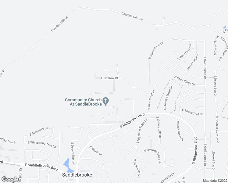 map of restaurants, bars, coffee shops, grocery stores, and more near East Horseshoe Bend Road in Saddlebrooke