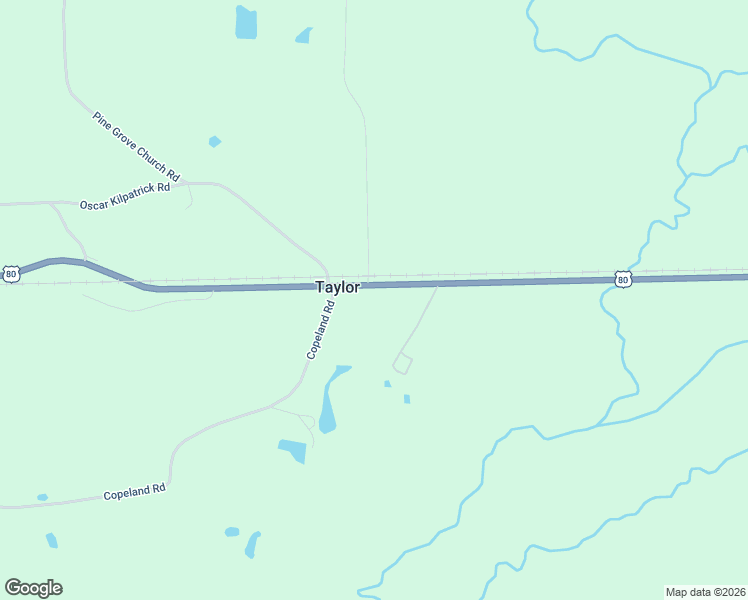 map of restaurants, bars, coffee shops, grocery stores, and more near 2184 U.S. 80 in Gibsland