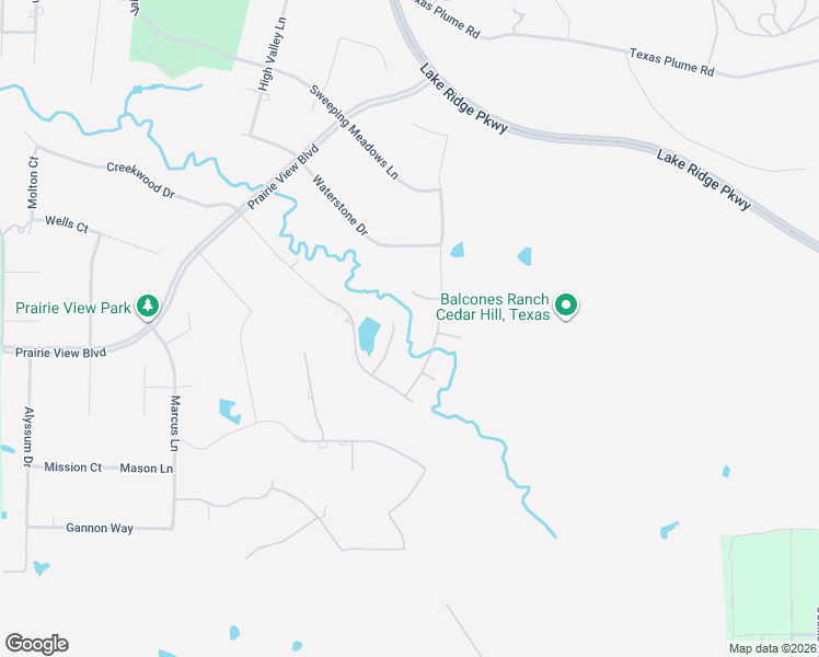 map of restaurants, bars, coffee shops, grocery stores, and more near 1802 Sunset Crossing in Cedar Hill