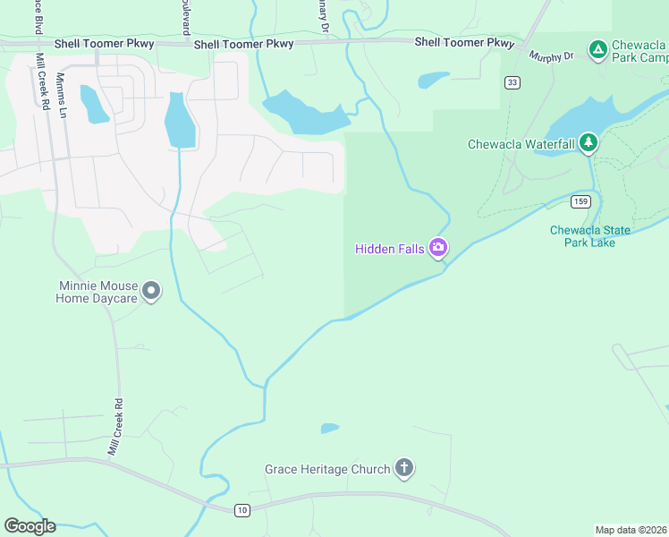 map of restaurants, bars, coffee shops, grocery stores, and more near 3291 Mill Creek Road in Auburn