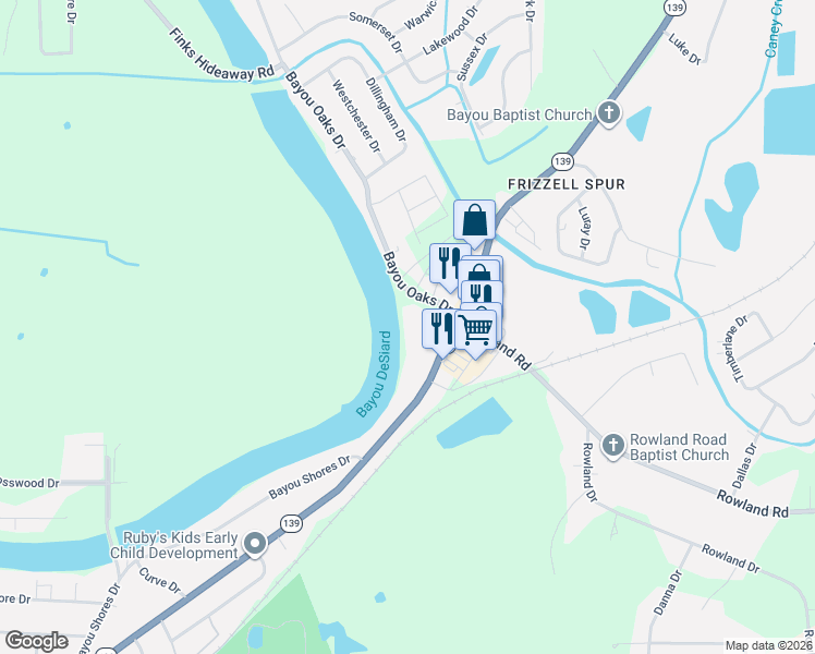 map of restaurants, bars, coffee shops, grocery stores, and more near 515 Lincoln Road in Monroe